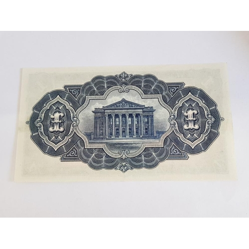 9 - COMMERCIAL BANK OF SCOTLAND 1 POUND BANKNOTE 4-6-1941, SERIES A/25, LAST FRACTIONAL SERIES, PICK 331... 