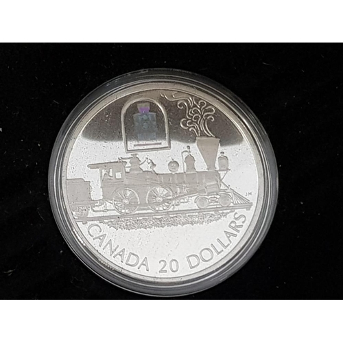 91 - 8 CANADA SILVER PROOF COINS SELECTION OF 1965 SET TO $1, 2003 $1 AND 2000 $20