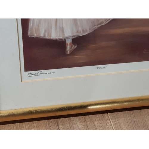 292 - TWO SIGNED LIMITED EDITION PRINTS BY STEVE O CONNELL OF BALLERINAS, TITLED POISE AND PRECLUDE