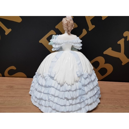 293 - LIMITED EDITION COALPORT LADY FIGURE FROM THE FOUR FLOWERS COLLECTION, SCULPTED BY JACK GLYNN AND NA... 