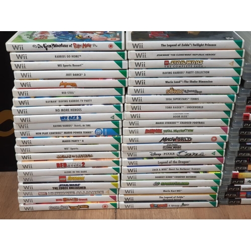 368 - LARGE COLLECTION OF CONSOLE GAMES, INCLUDES 42 NINTENDO WII, 25 PLAYSTATION 3 AND 4 XBOX 360 GAMES P... 