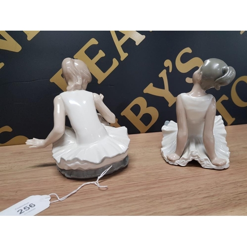 256 - 2 SPANISH BALLERINA FIGURES 1 BY NAO