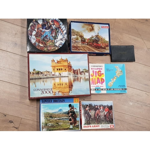 436 - 6 BOXED VINTAGE JIGSAW PUZZLES