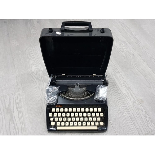 266 - VINTAGE BROTHER TYPEWRITER IN ORIGINAL CASE