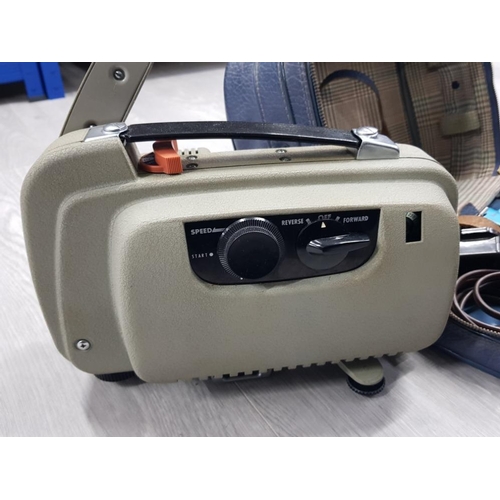 267 - VINTAGE SEKONIC MODEL 80P HIGH GEADE 8MM LOW VOLTAGE PROJECTOR WITH ORIGINAL CARRY BAG