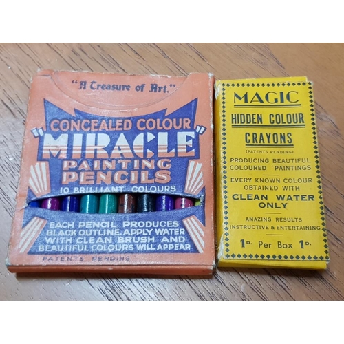 284 - 2 BOXES OF VINTAGE MAGIC CRAYONS