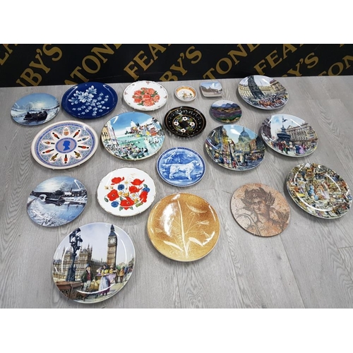 169 - COLLECTION OF COLLECTORS PLATES INCLUDES DAVENPORT, WEDGWOOD AND ROYAL DOULTON ETC