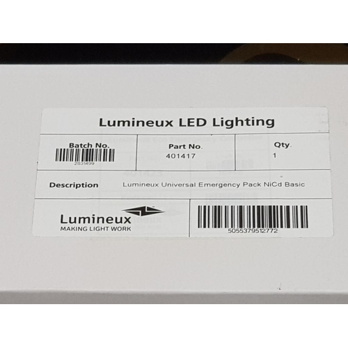 193 - 6 LUMINEUX LED LIGHTING UNIVERSAL EMERGENCY PACKS