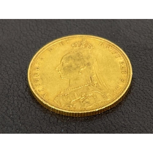 262 - 22CT GOLD FULL SOVEREIGN 1892