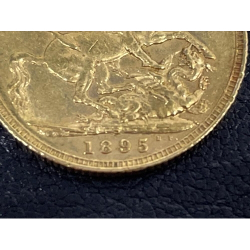 72 - 22CT FULL GOLD SOVEREIGN 1895 STRUCK IN SYDNEY