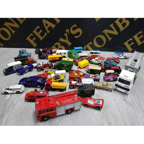 39 - COLLECTION OF DIECAST VEHICLES INCLUDING CORGI, MATCHBOX AND DAYS GONE ETC
