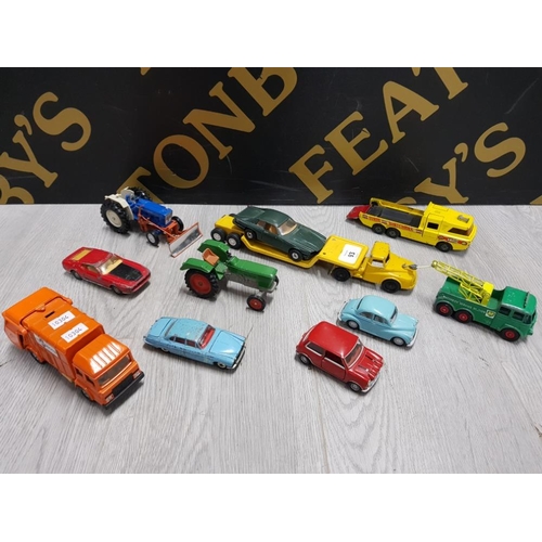 93 - COLLECTION OF DIECAST VEHICLES MAINLY CORGI TOYS WITH MATCHBOX