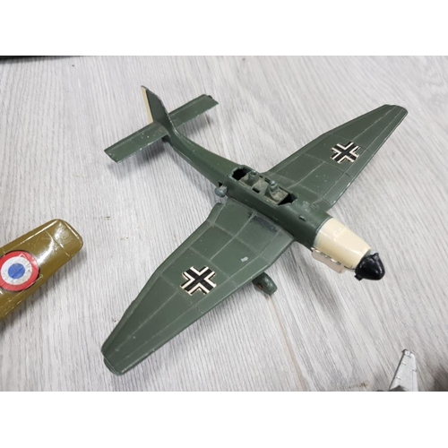 94 - COLLECTION OF DIECAST PLANES INCLUDES MATCHBOX, DINKY TOYS AND ZYLMEX ETC