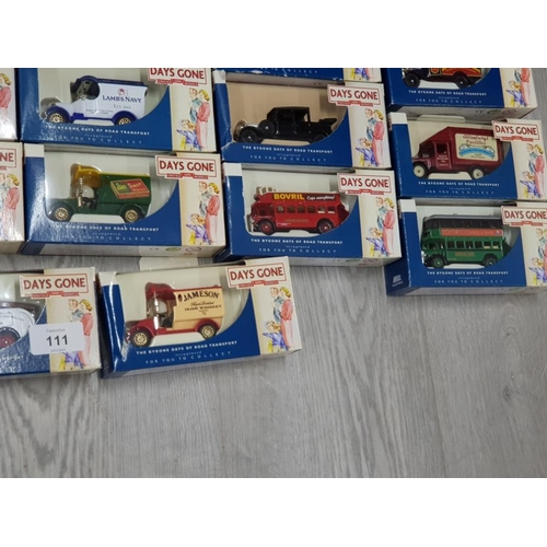 111 - COLLECTION OF VINTAGE DAYS GONE DIECAST VEHICLES ALL IN ORIGINAL BOX