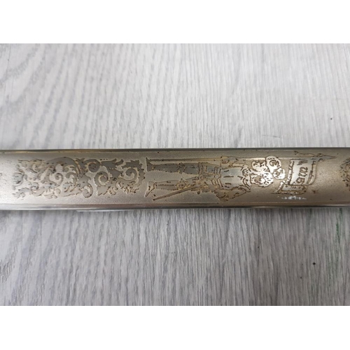 136 - DECORATIVE WILKINSON SWORD, BY APPOINTMENT TO HER MAJESTY QUEEN ELIZABETH II SWORD CUTLERS INSCRIBED