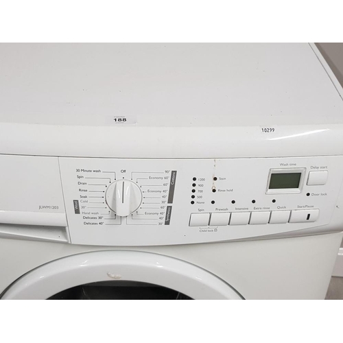 188 - JOHN LEWIS WASHING MACHINE IN WHITE