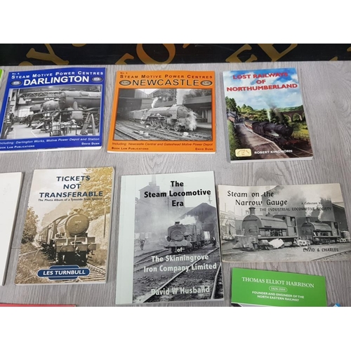 265 - COLLECTION OF VINTAGE RAILWAY BOOKS AND MAGAZINES INCLUDES STEAM AND SPEED, PAST AND PRESENT, RAILWA... 