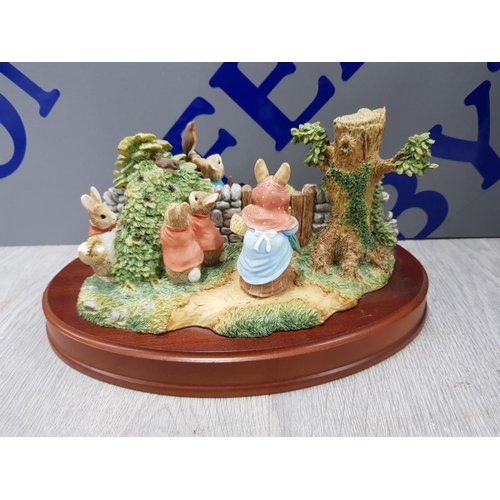 270 - BEATRIX POTTER BOXED THE TALE OF PETER RABBIT TABLEAU LIMITED EDITION 2002 NO 1472