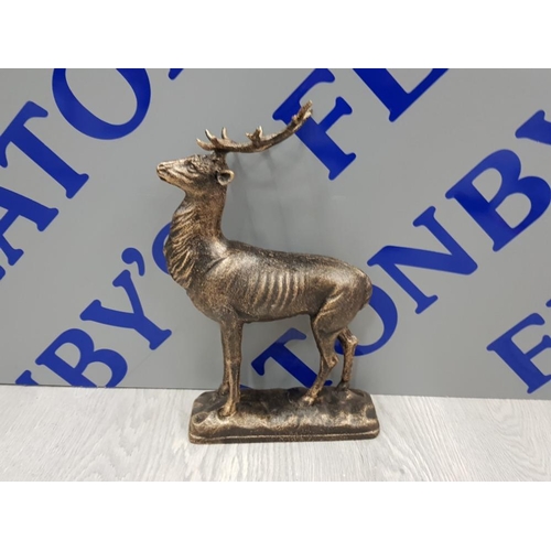 301 - CAST METAL STAG ORNAMENT