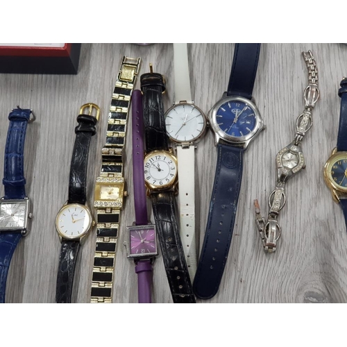 70 - COLLECTION OF WRISTWATCHES INCLUDING ANUCCI, LIMIT, POD AND CONSTANT, ALSO INCLUDES 1 INGERSOLL POCK... 