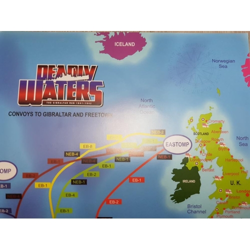 80 - CONVOY DEADLY WATERS THE GIBRALTAR RUN 1941-1942 BOARD GAME BY MAL WRIGHT