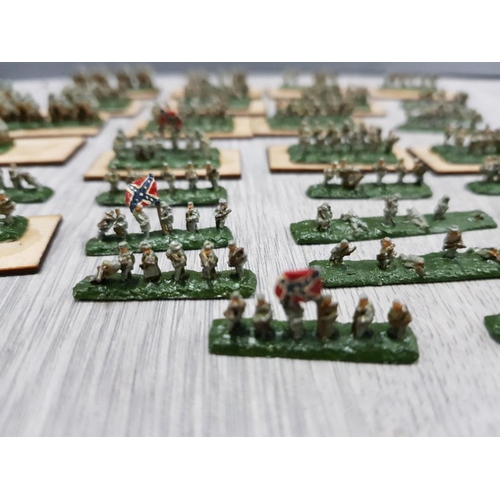 87 - US CIVIL ARMY GREY LEAD FIGURES INCLUDES 88 CAVALRY AND 151 FOOT