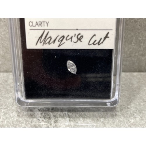 335 - NATURAL DIAMOND MARQUISE CUT 0.21CT