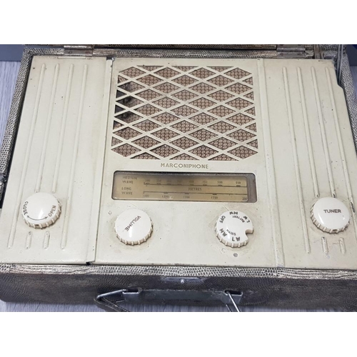 15 - ANTIQUE MARCONIPHONE RADIO