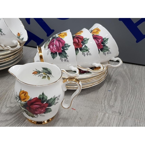 385 - APPROXIMATELY 20 PIECE ROYAL STAFFORD TEA SERVICE