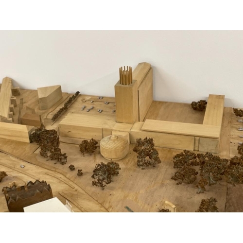 13 - AN ARCHITECTS SCALE MODEL OF NEWCASTLE CITY CENTER SHOWING THE DEVELOPMENT OF THE HAY MARKET AREA A ... 