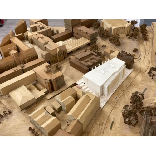 13 - AN ARCHITECTS SCALE MODEL OF NEWCASTLE CITY CENTER SHOWING THE DEVELOPMENT OF THE HAY MARKET AREA A ... 