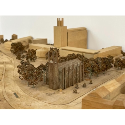 13 - AN ARCHITECTS SCALE MODEL OF NEWCASTLE CITY CENTER SHOWING THE DEVELOPMENT OF THE HAY MARKET AREA A ... 