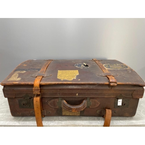 2 - WORLD WAR ONE TRAVEL CASE WITH ORIGINAL STICKERS