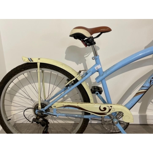 21 - LADIES APOLLO ELISE PUSH BIKE IN BLUE