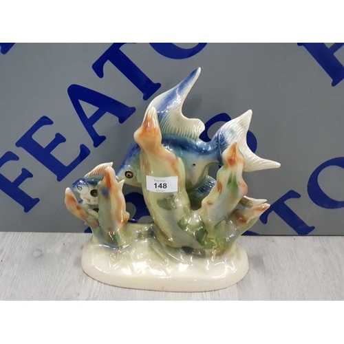 148 - A VINTAGE JEMA HOLLAND TROPICAL FISH PIECE 261