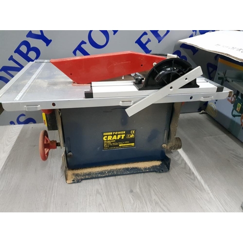 32 - POWER CRAFT CIRCULAR TABLE SAW PBS 205/ 100 N IN BOX