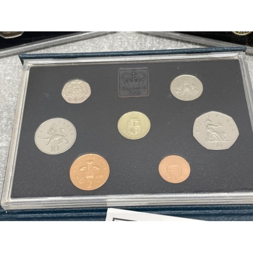 169 - 3 ROYAL MINT CASED YEARLY SETS 1983 1988 AND 1989 ALL IN ORIGINAL CASE AND CERTIFICATES