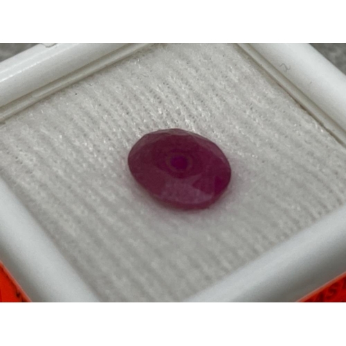 189 - NATURAL RUBY STONE 2.25CTS IGL CERTIFIED