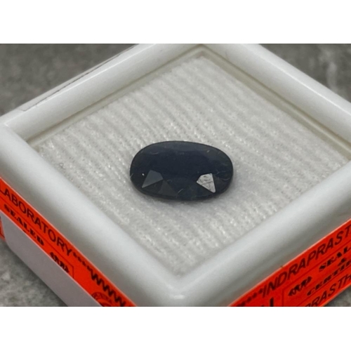 191 - BLUE SAPPHIRE STONE 2.50CTS IGL CERTIFIED