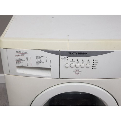 299 - TRICITY BENDIX 1000RPM WASHING MACHINE IN WHITE