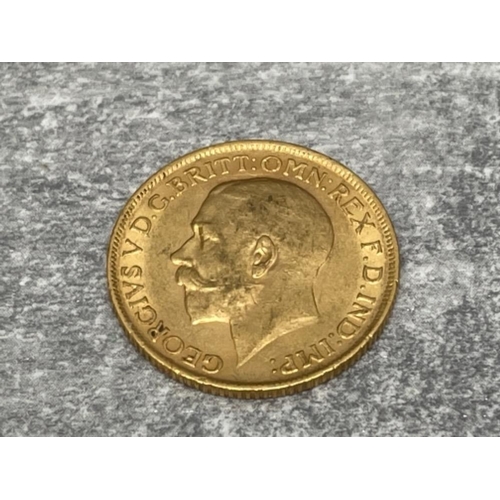 234 - 22CT GOLD 1913 FULL SOVEREIGN COIN