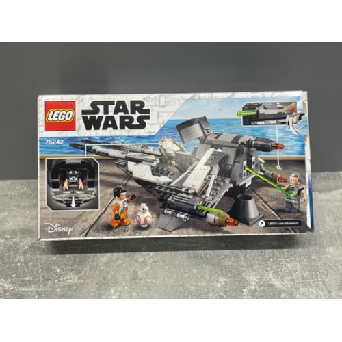 295 - LEGO STAR WARS 75242 BLACK ACE TIE INTERCEPTOR IN ORIGINAL BOX