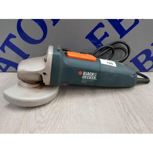 100 - BLACK AND DECKER 680 WATT ANGLE GRINDER