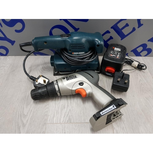 102 - BLACK AND DECKER DRILL AND SANDER