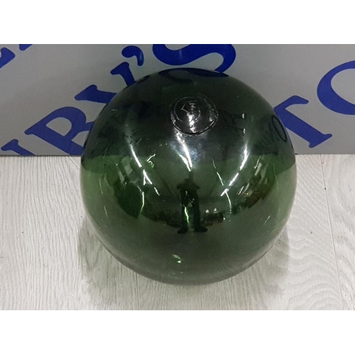 116 - VINTAGE GLASS NAUTICAL FISHING FLOAT BALL