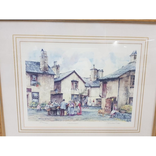 21 - 2 FRAMED LIMITED EDITION PRINTS BY BRIAN EDEN INCLUDES HAWKES HEAD 606/850 AND GRASMERE 23/850