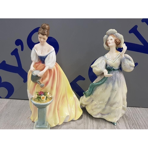 22 - 2 ROYAL DOULTON FIGURES INCLUDING GRAND MANNER AND ALEXANDRA