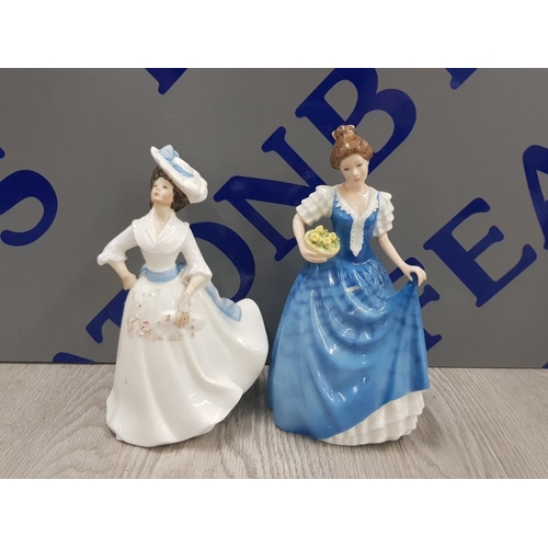 24 - 2 ROYAL DOULTON FIGURES INCUDING MARGARET AND HELEN