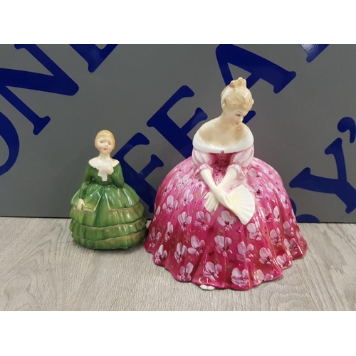 41 - 2 ROYAL DOULTON FIGURES INCLUDING BELLE AND VICTORIA