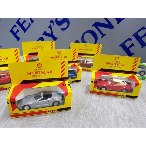 45 - COLLECTION OF CLASSIC DIE CAST VEHICLES INCLUDES CLASSIC SPORTS CAR COLLECTION AND MOBIL ETC